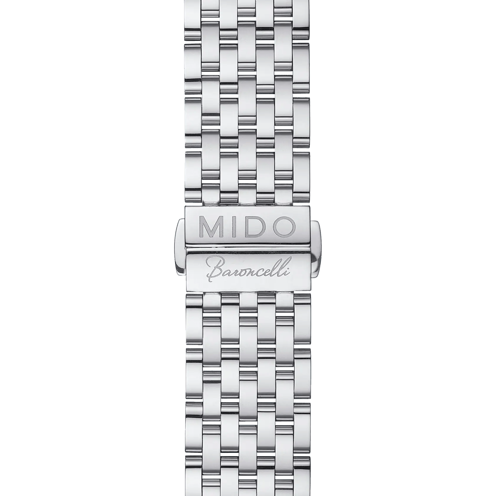 Mido Baroncelli Heritage Slim White Dial Stainless Steel Men's Watch M0274071101000
