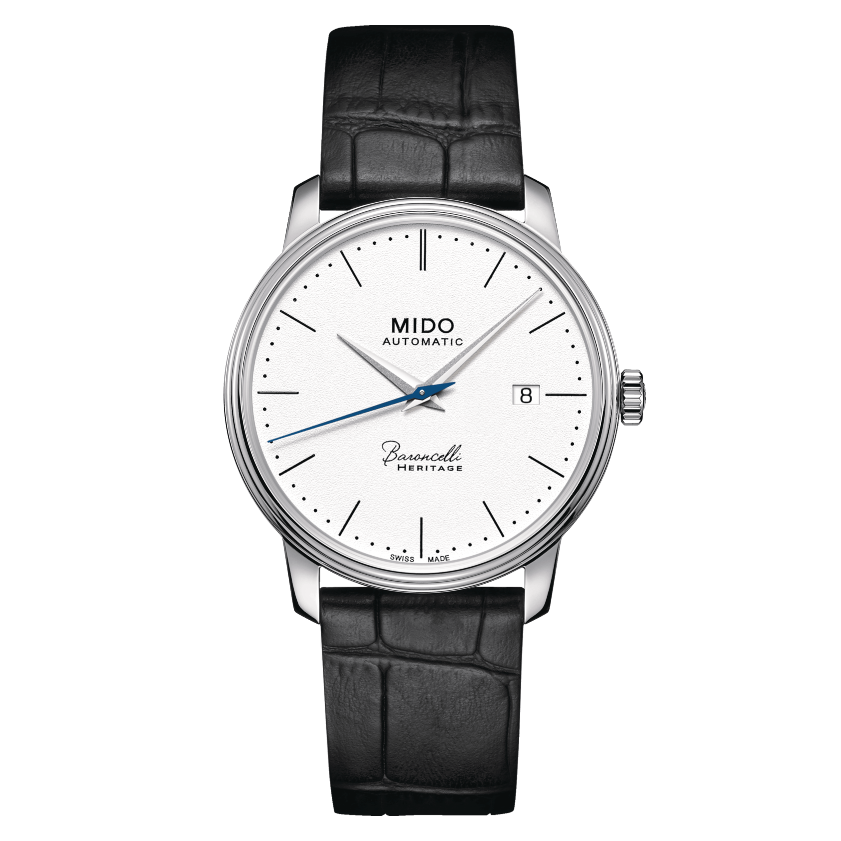 Mido Baroncelli Heritage Super Slim White Dial Men's Watch M0274071601000