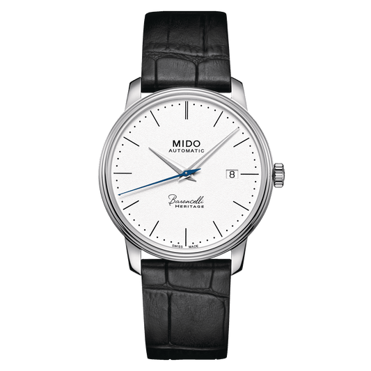 Mido Baroncelli Heritage Super Slim White Dial Men's Watch M0274071601000