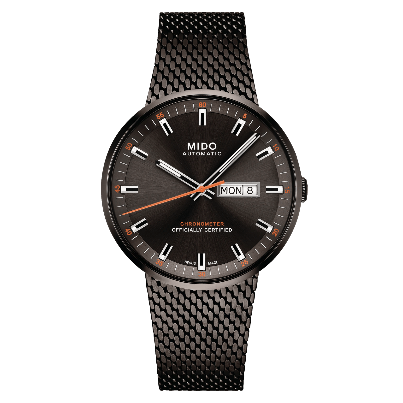 Mido Commander Icone COSC Chronometer Black PVD Men's Watch M0316313306100