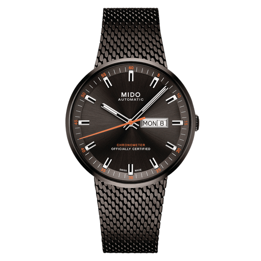 Mido Commander Icone COSC Chronometer Black PVD Men's Watch M0316313306100