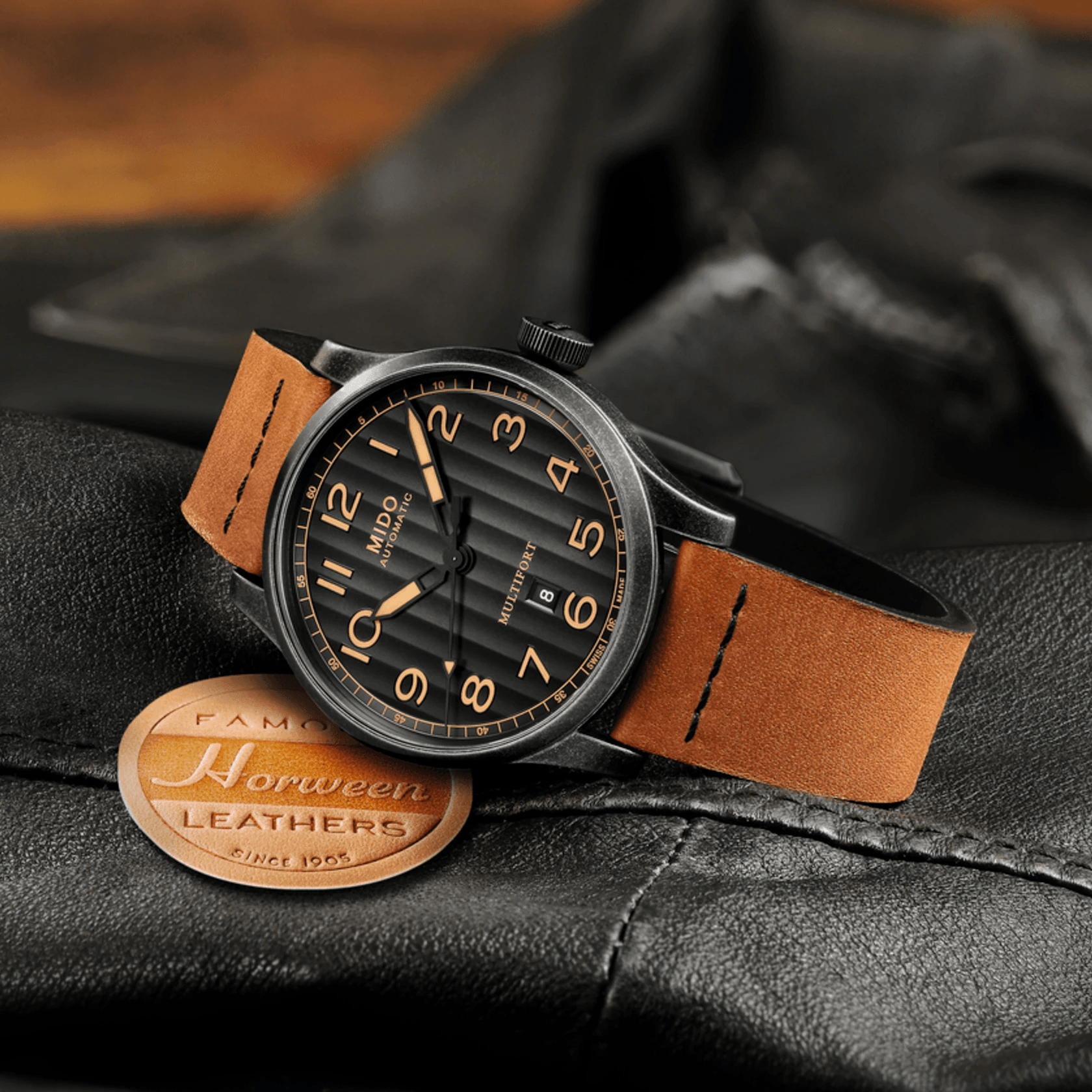 Mido Multifort Escape Horween Special Edition Men's Watch M0326073605099