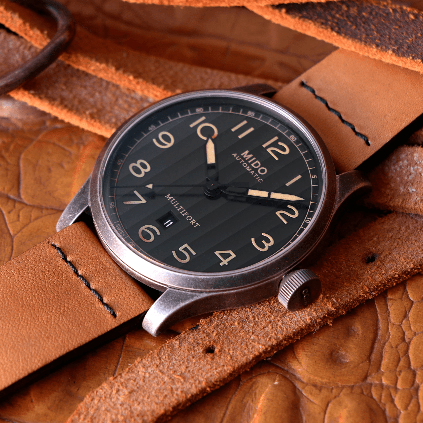 Mido Multifort Escape Horween Special Edition Men's Watch M0326073605099