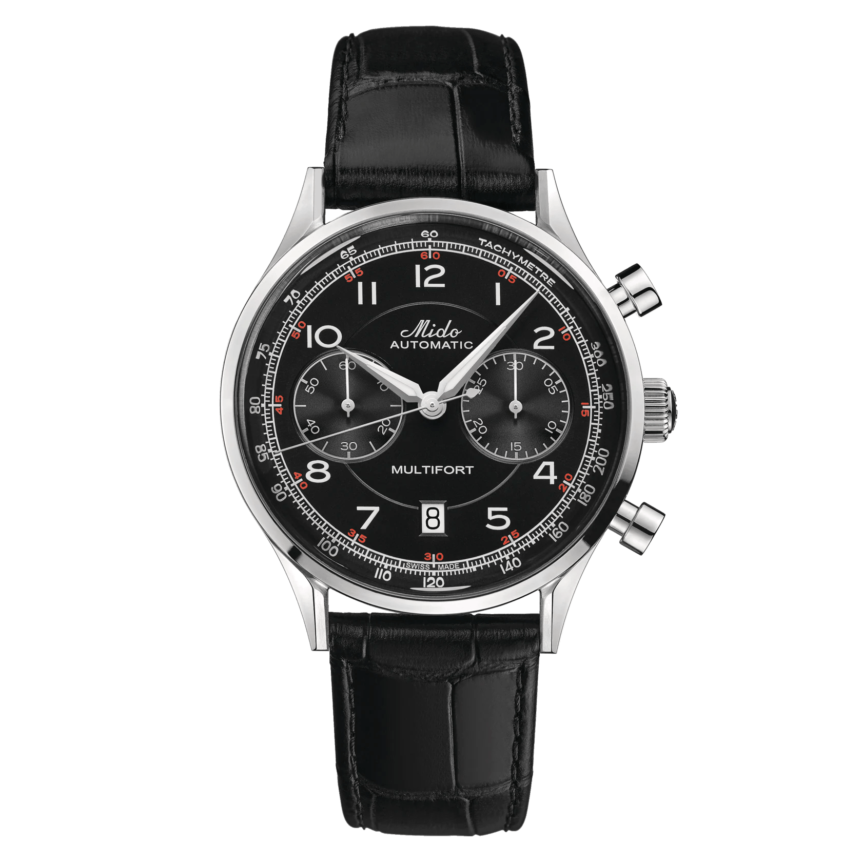 Mido Multifort Patrimony Chronograph Black Dial Men's Watch M0404271605200