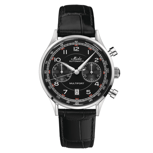 Mido Multifort Patrimony Chronograph Black Dial Men's Watch M0404271605200