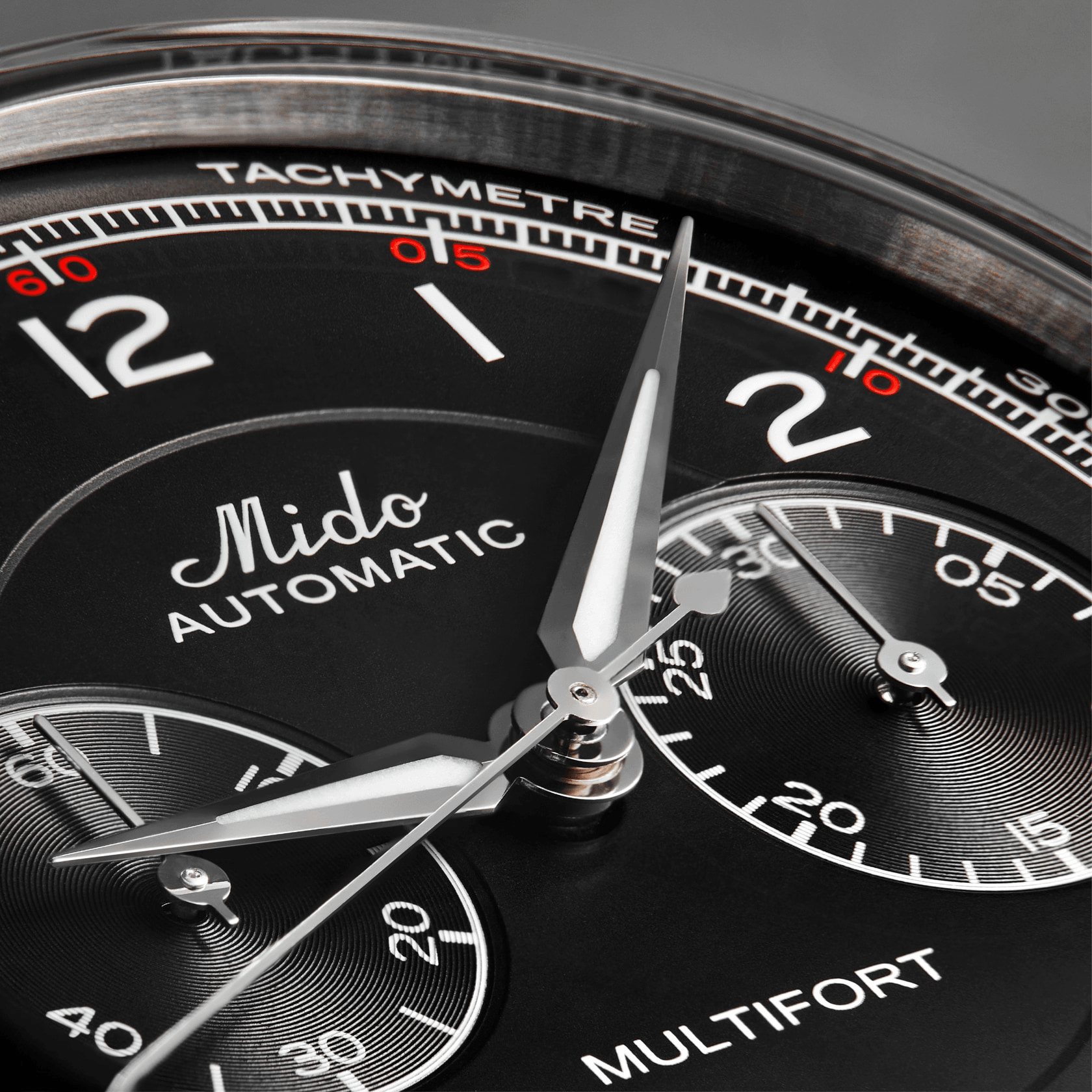 Mido Multifort Patrimony Chronograph Black Dial Men's Watch M0404271605200