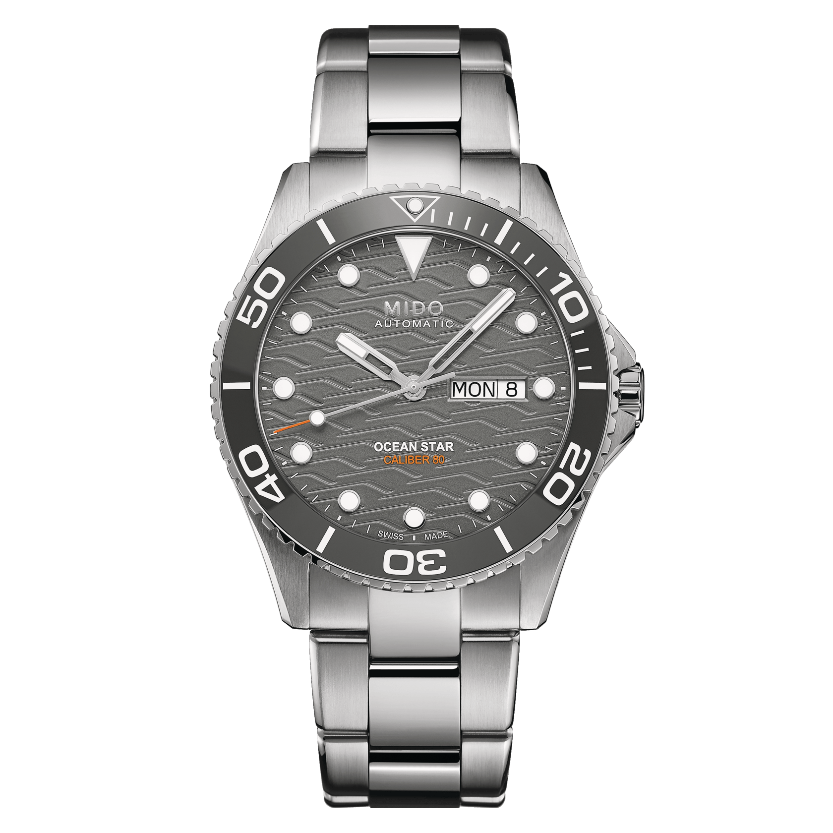 Mido Ocean Star 200C Grey Dial Stainless Steel Men's Watch M0424301108100