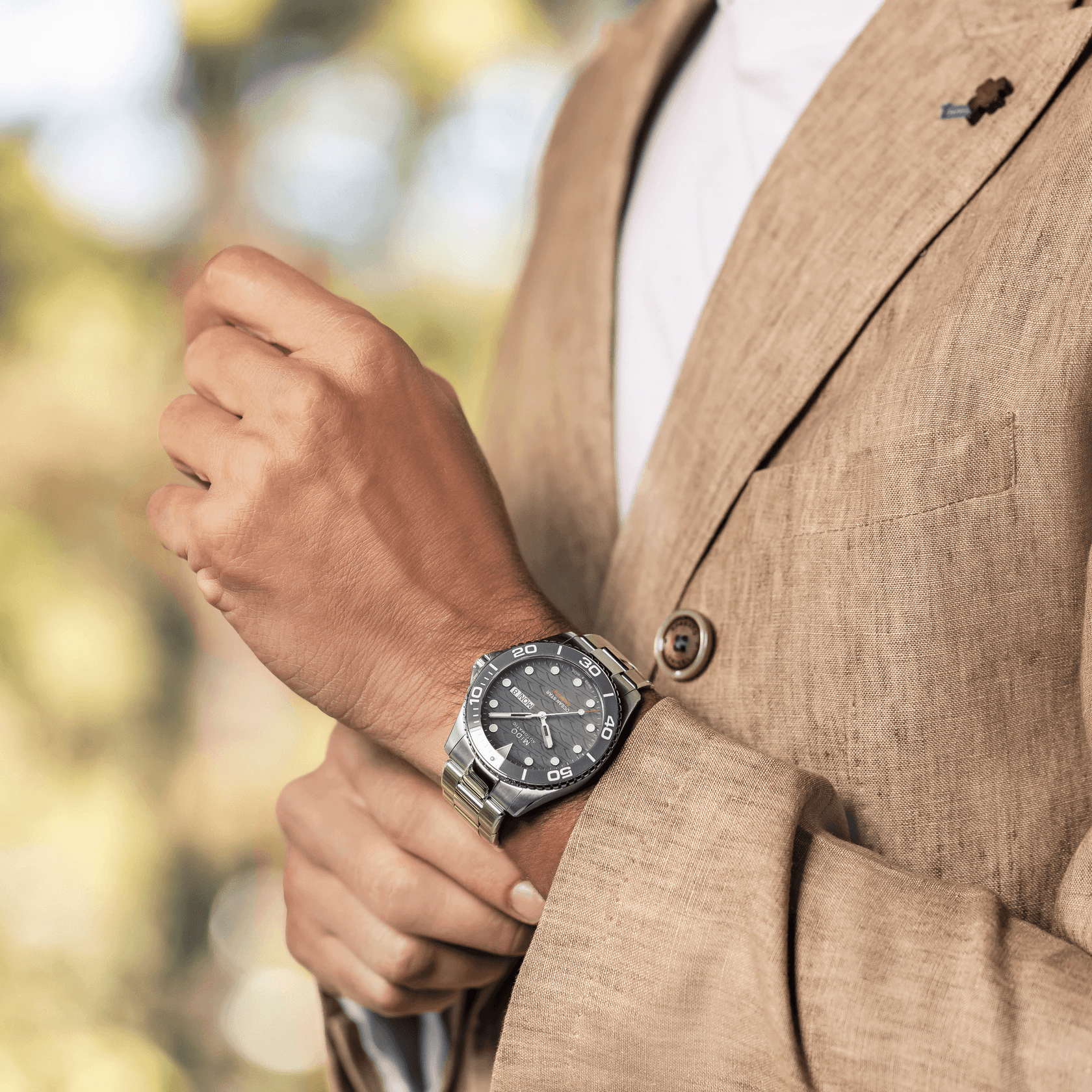 Mido Ocean Star 200C Grey Dial Stainless Steel Men's Watch M0424301108100