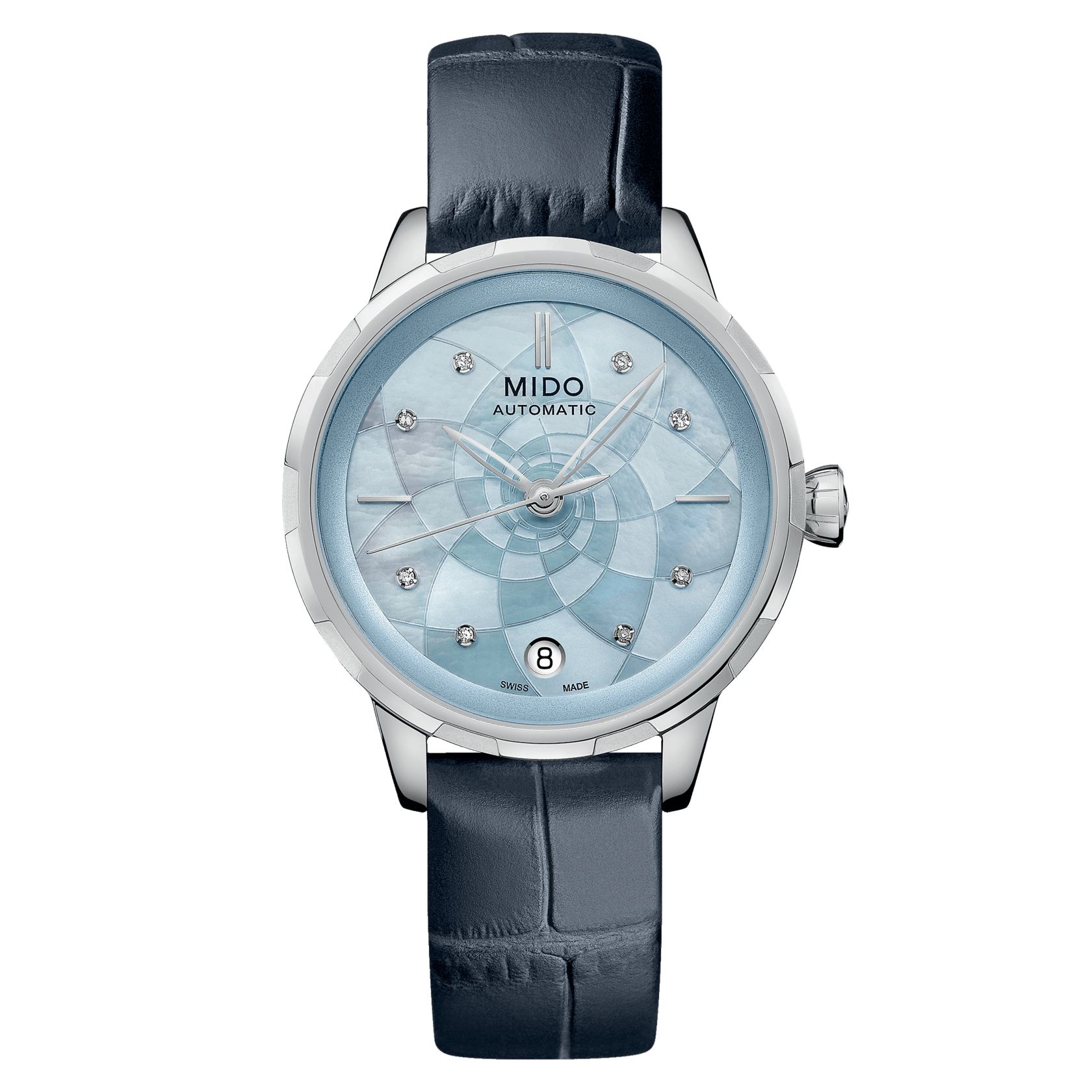 Mido Rainflower Diamonds Mother of Pearl Dial Women's Watch M0432071613100