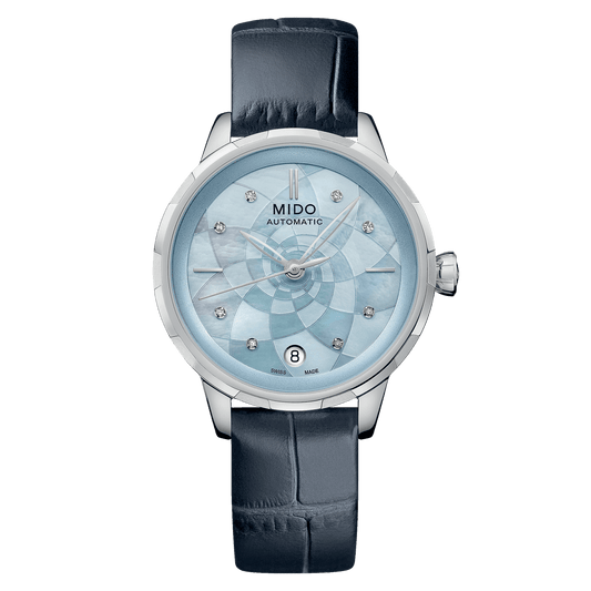 Mido Rainflower Diamonds Mother of Pearl Dial Women's Watch M0432071613100
