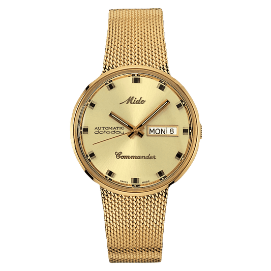 Mido Commander 1959 Yellow Gold-Tone PVD Men's Watch M842932213