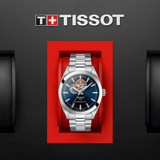 Tissot Gentleman Powermatic 80 Open Heart Blue Dial Men's Watch T1274071104101