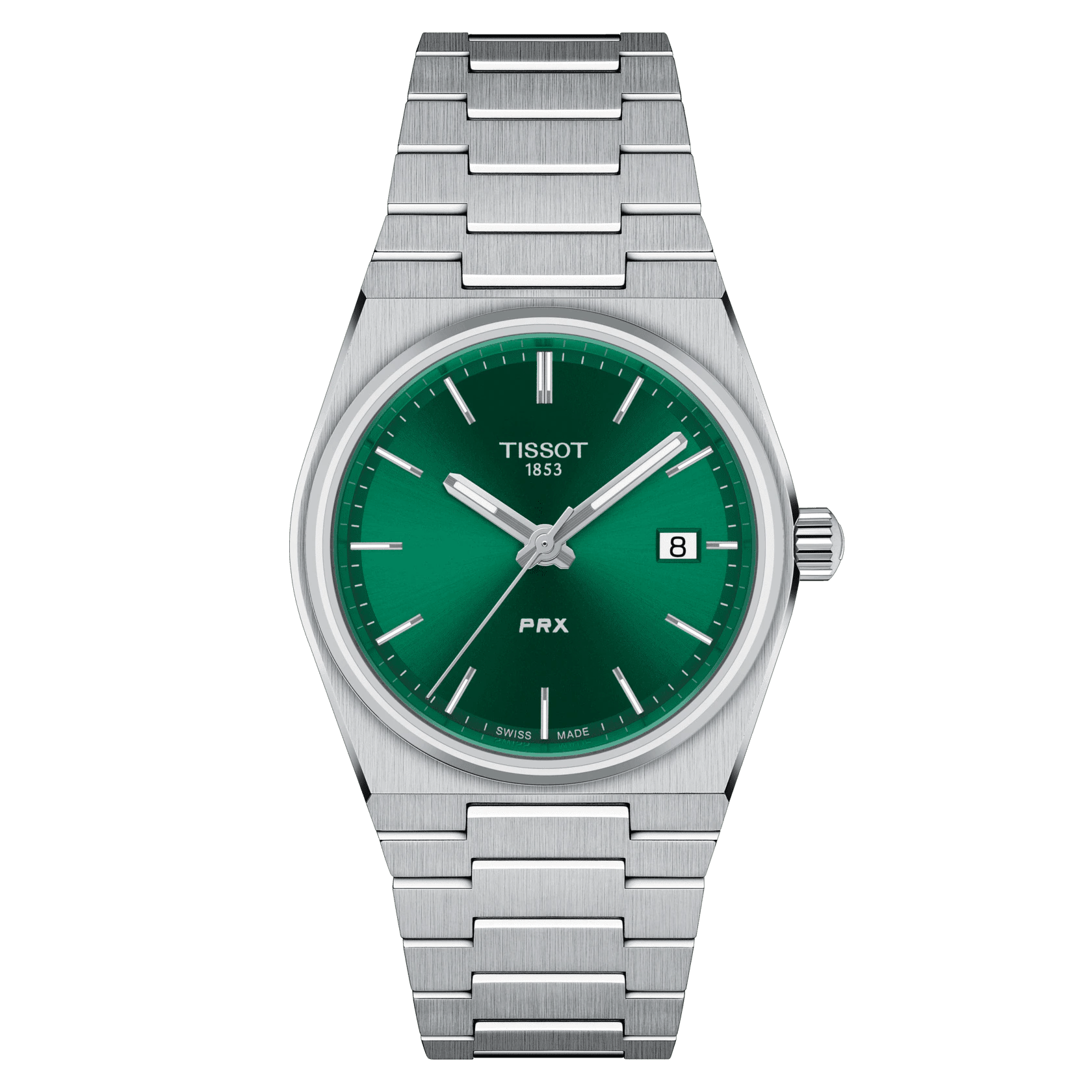 Tissot PRX 35mm Green Dial Stainless Steel Unisex Watch T1372101108100