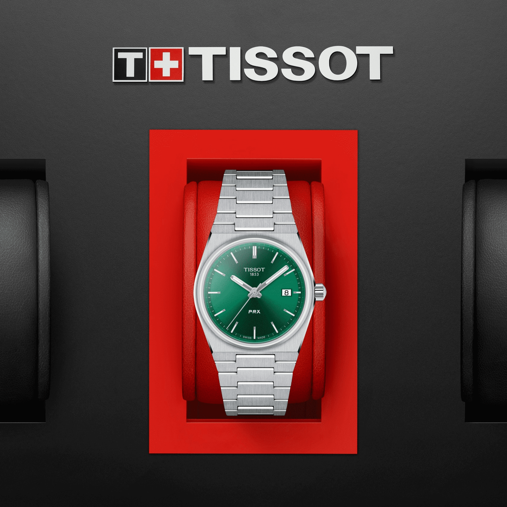 Tissot PRX 35mm Green Dial Stainless Steel Unisex Watch T1372101108100