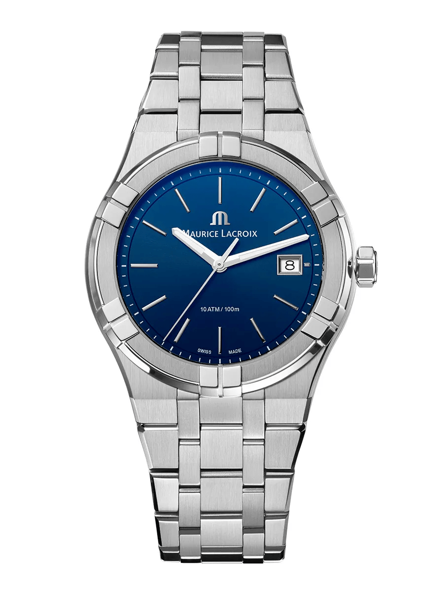 Quartz AI1108-SS002-430-1 Blue 40mm Dial Men\'s Plus Watch – Time Machine Maurice AIKON Lacroix