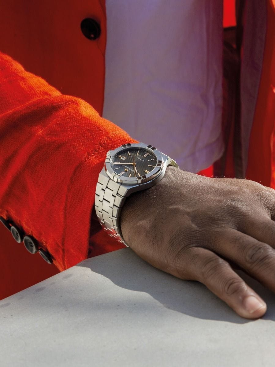 Maurice Lacroix AIKON 42mm Automatic Grey Dial + Extra Strap Men's Watch AI6008-SS002-331-2