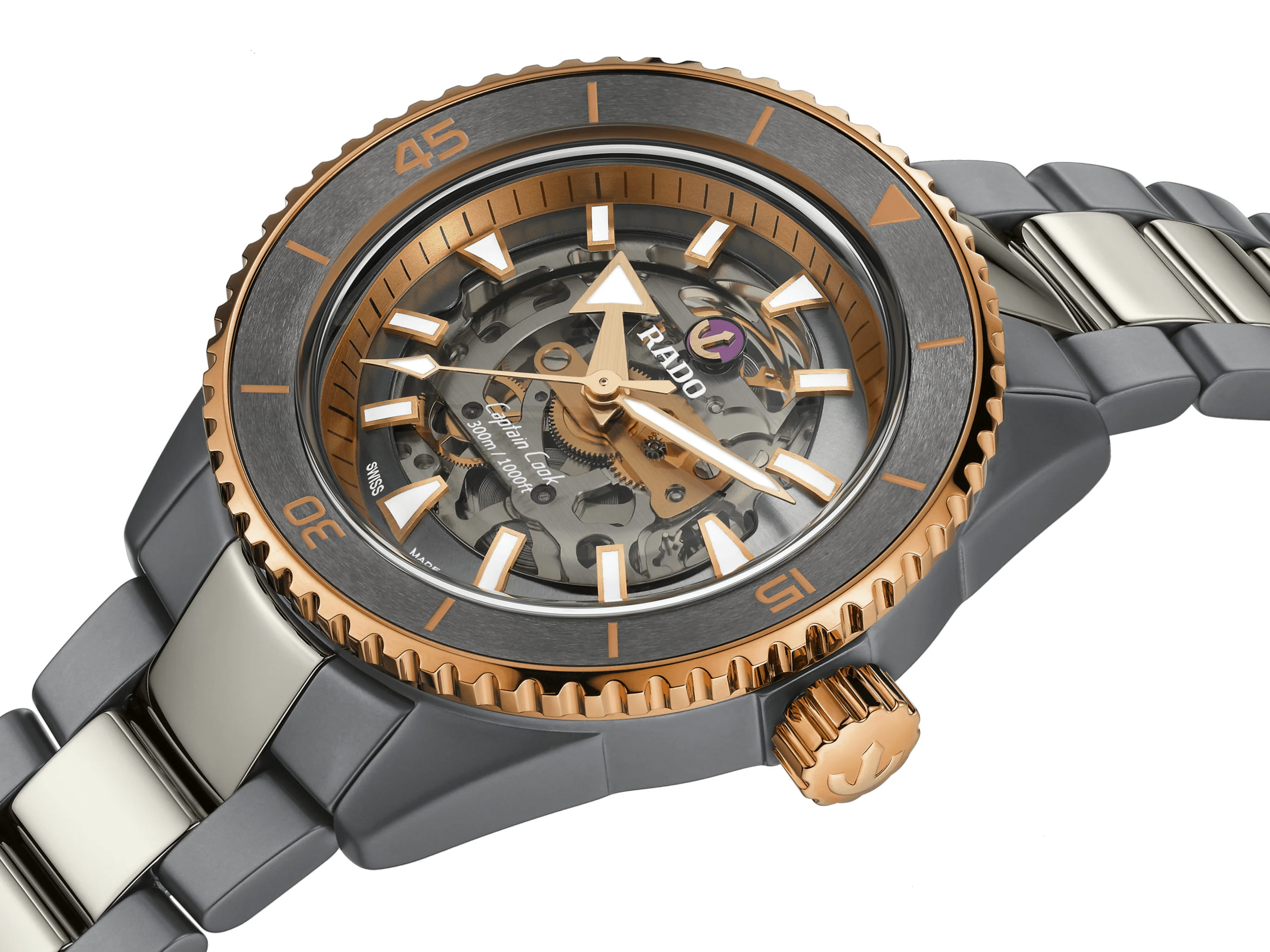 RADO Captain Cook High-Tech Ceramic Skeleton Men's Watch R32148162