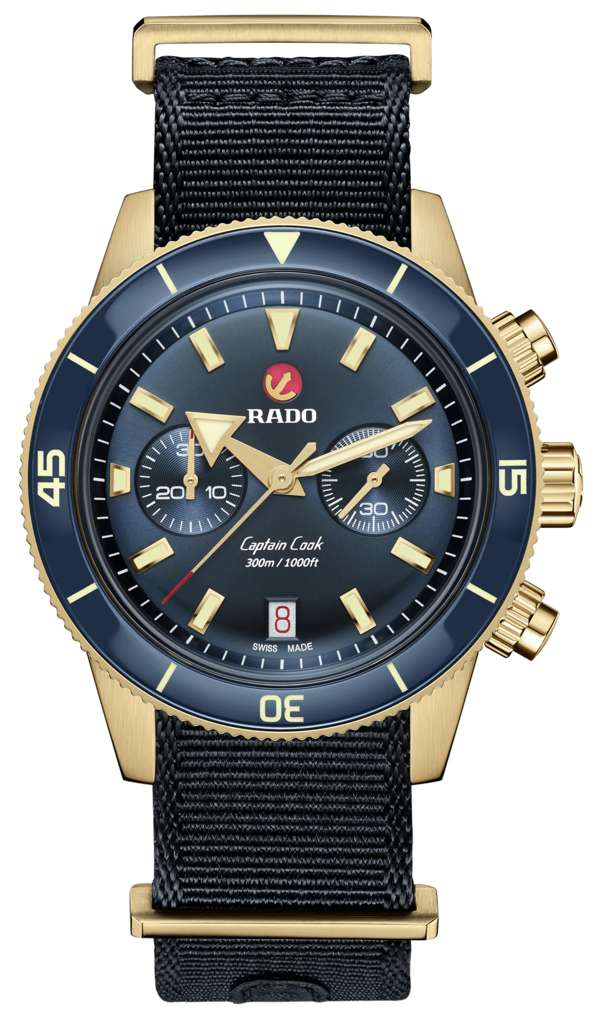 RADO Captain Cook Automatic Chronograph 43mm Bronze Men's Watch R32146208