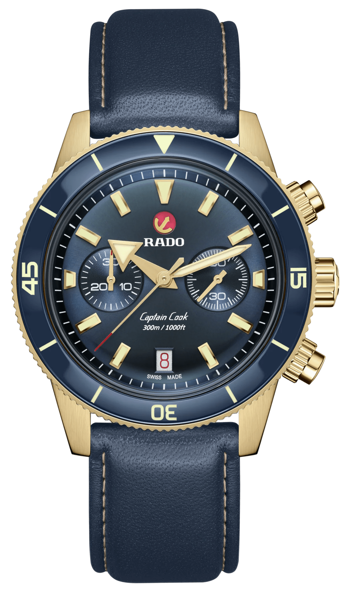 RADO Captain Cook Automatic Chronograph 43mm Bronze Men's Watch R32146208