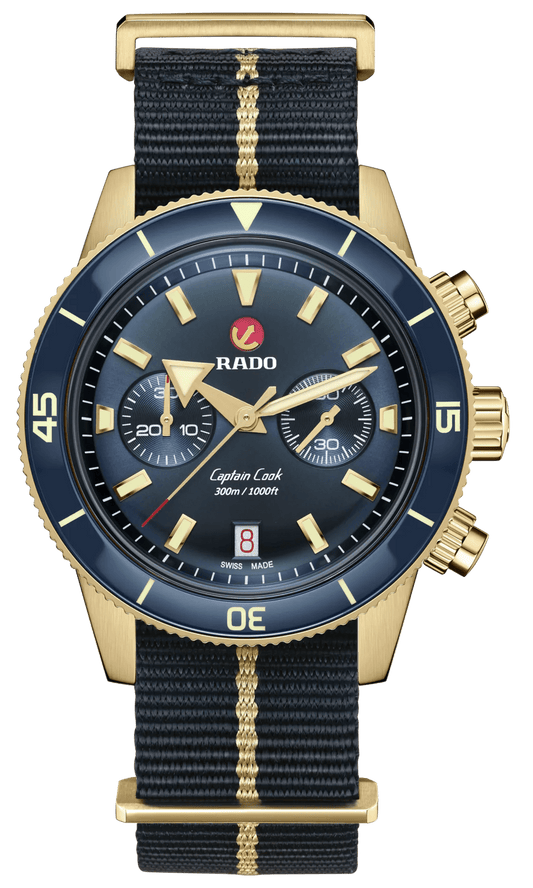 RADO Captain Cook Automatic Chronograph 43mm Bronze Men's Watch R32146208