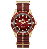 RADO Captain Cook Bronze 42mm Red Dial NATO Strap Men's Watch R32504407