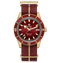 RADO Captain Cook Bronze 42mm Red Dial NATO Strap Men's Watch R32504407