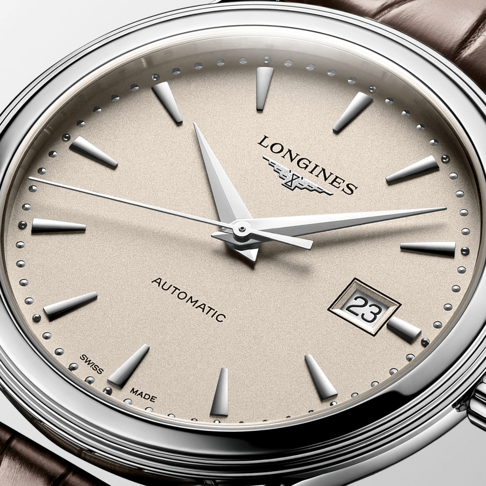 Longines Flagship 40mm Beige Dial Men's Watch L49844792
