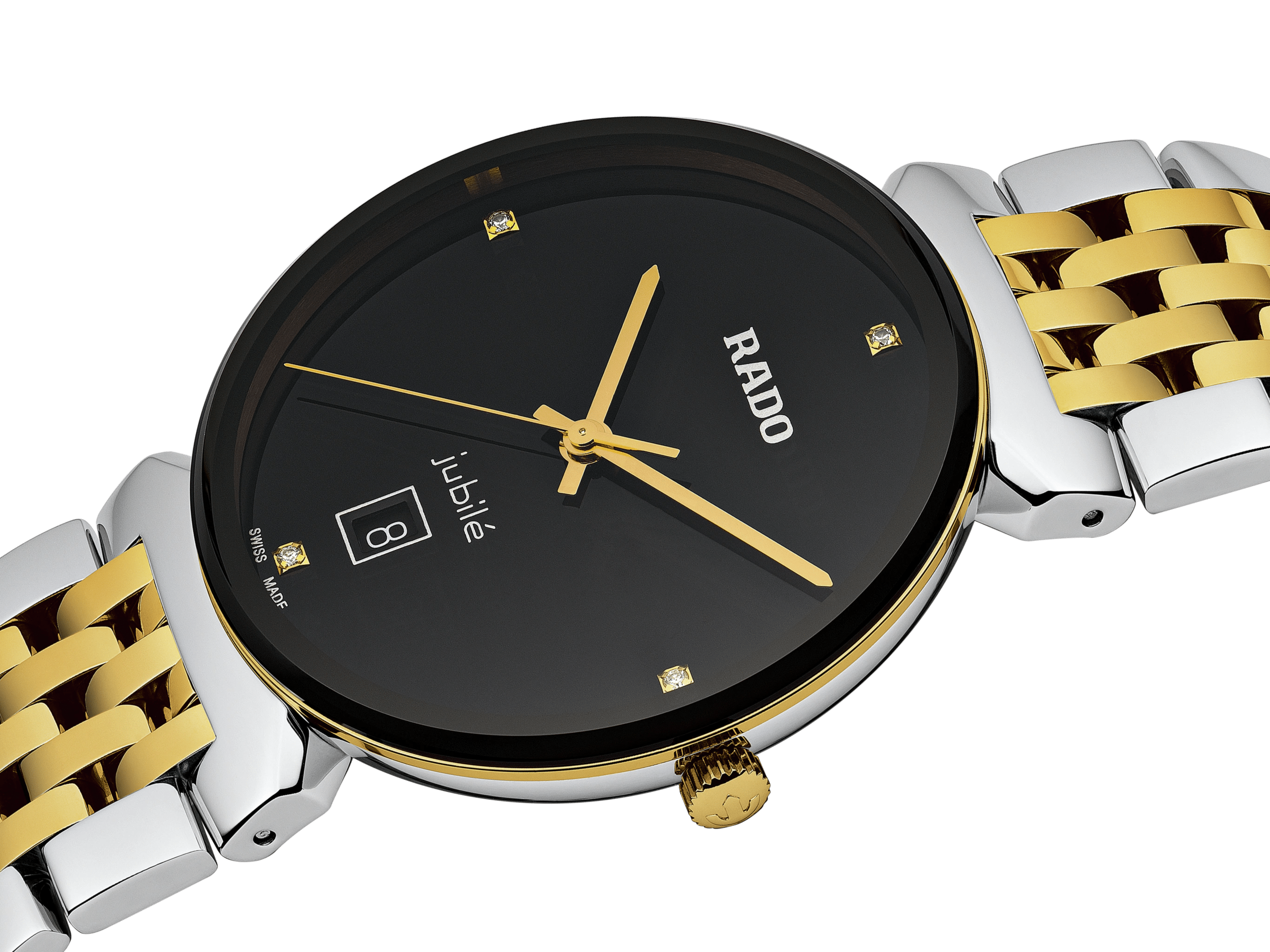 RADO Florence Classic Diamonds 38mm Gold-Silver Men's Watch R48912703