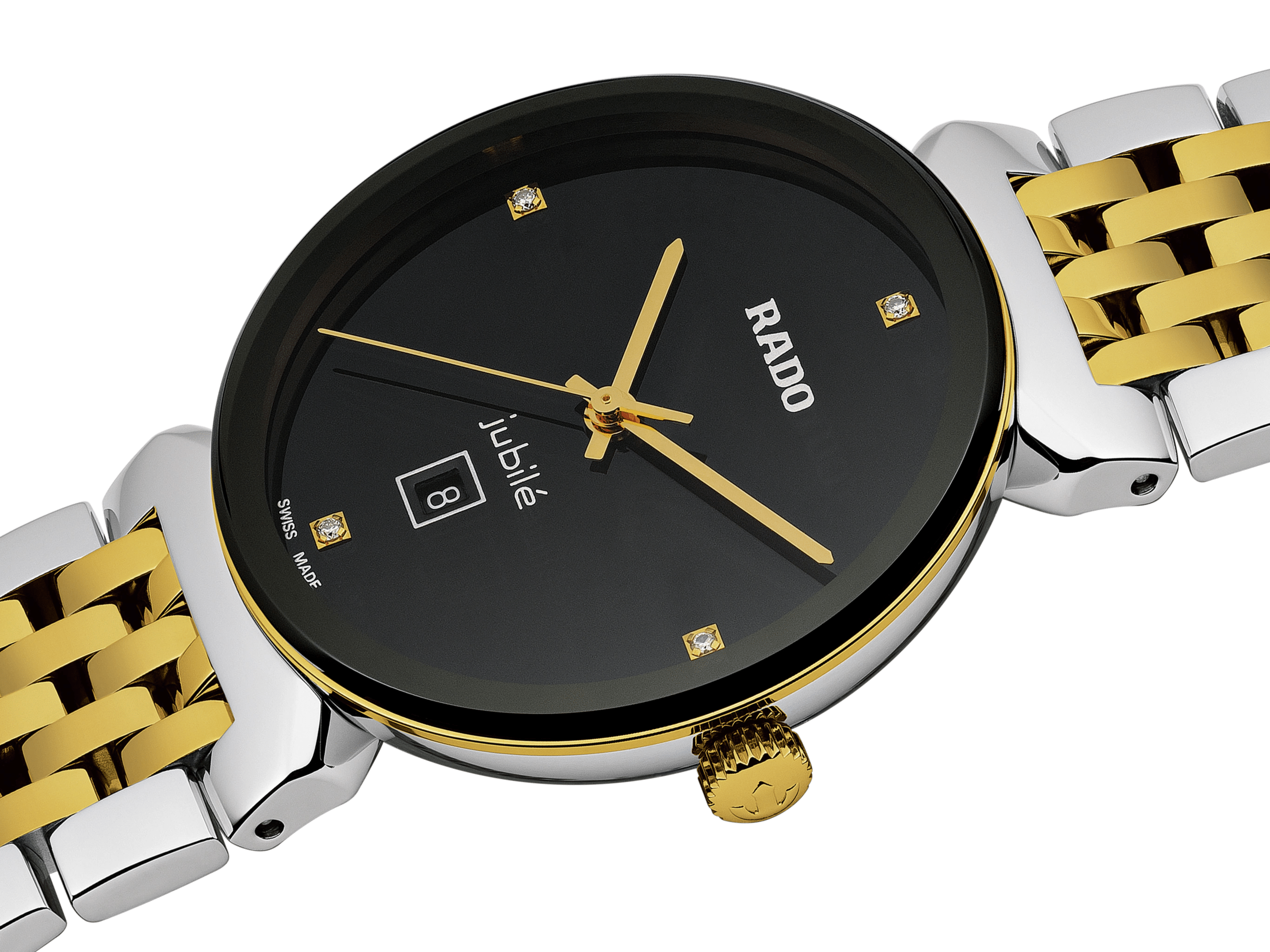 RADO Florence Classic Diamonds 30mm Gold-Silver Women's Watch R48913703