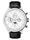 Ernst Benz Chronolunar Officer 47mm White Dial Automatic Men's Watch GC10382