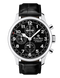 Ernst Benz Chronolunar Officer 44mm Steel Hands Black Dial Men's Watch GC40381