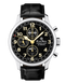 Ernst Benz Chronolunar Officer 44mm Black Dial Gold Hands Men's Watch GC40383