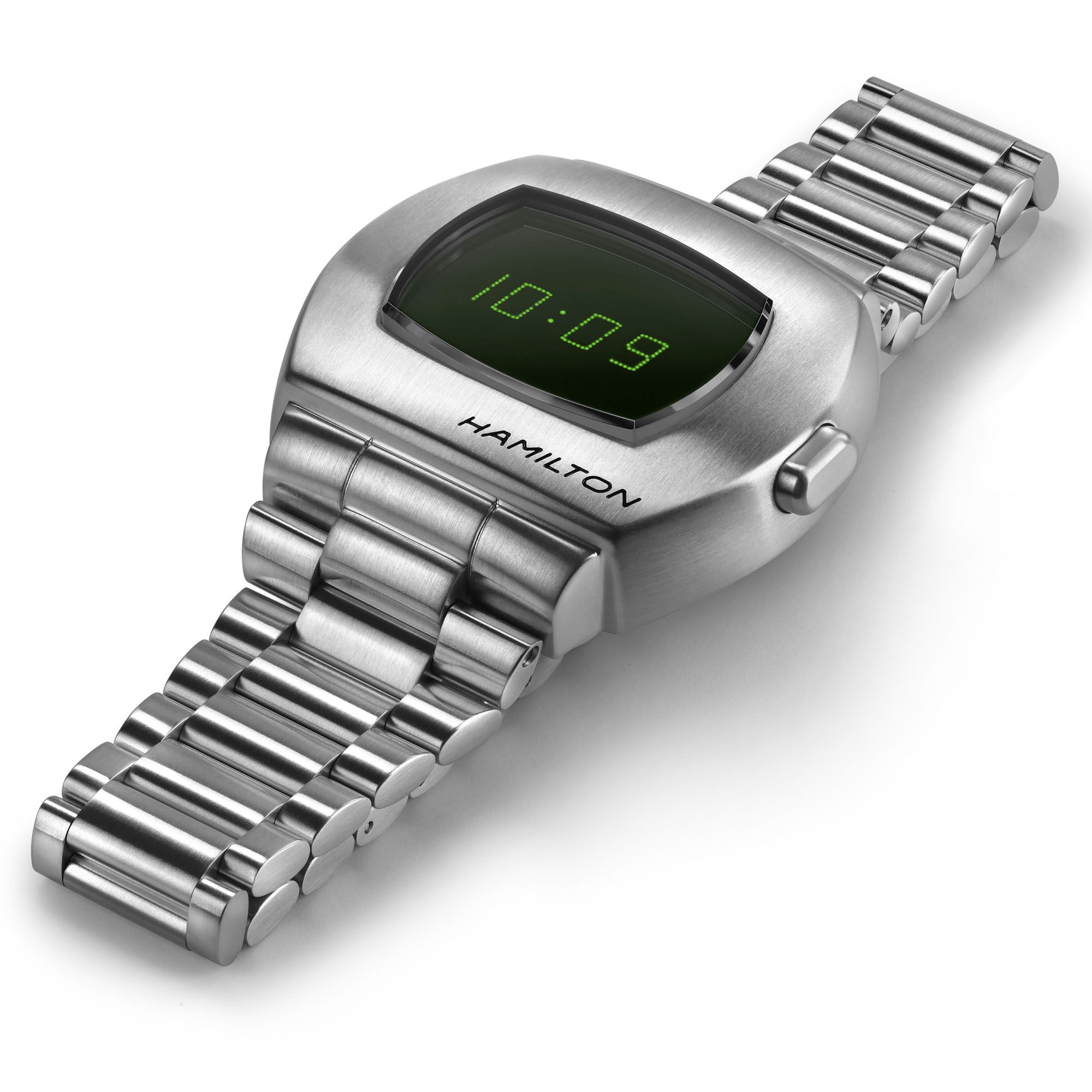 Hamilton American Classic PSR Digital Quartz Green Light Men's Watch H52414131