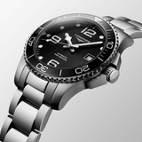 Longines HydroConquest 39mm Black Dial Steel Men's Watch L37804566