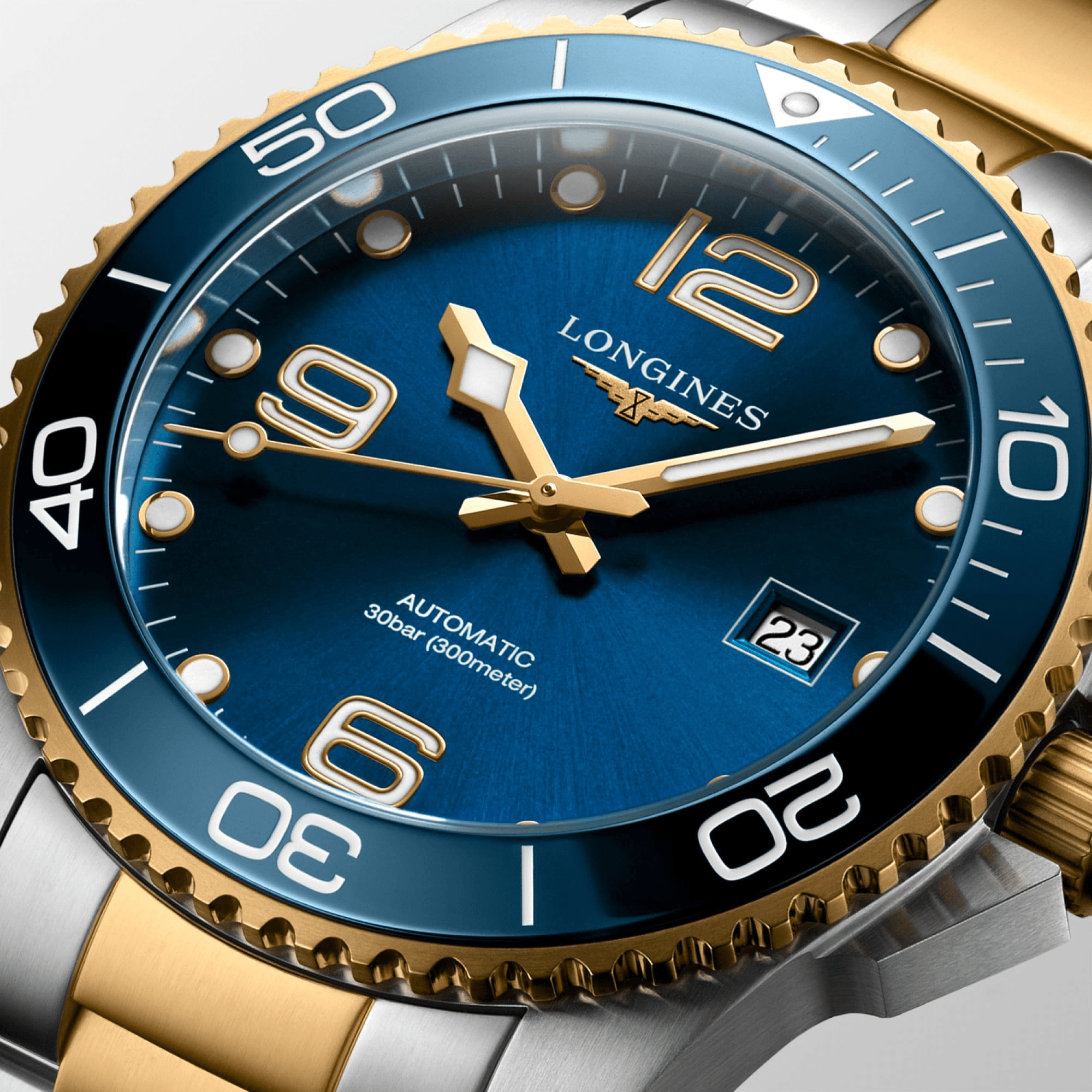 Longines HydroConquest 41mm Blue-Gold Steel Men's Watch L37813967
