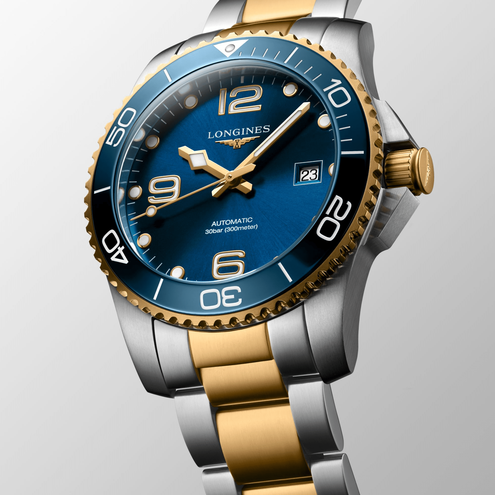 Longines HydroConquest 41mm Blue-Gold Steel Men's Watch L37813967