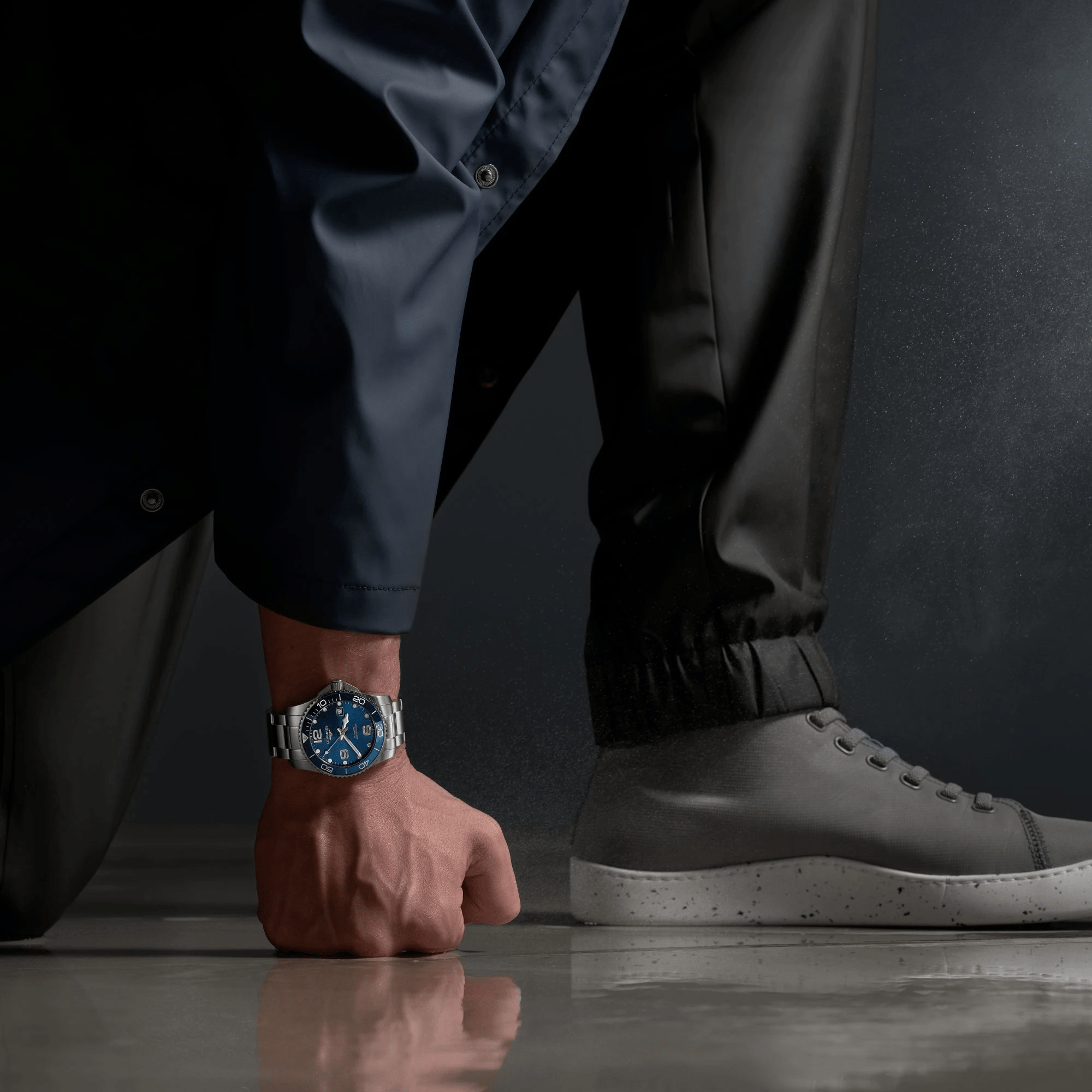 Longines HydroConquest 43mm Blue Dial Stainless Steel Men's Watch L37824966