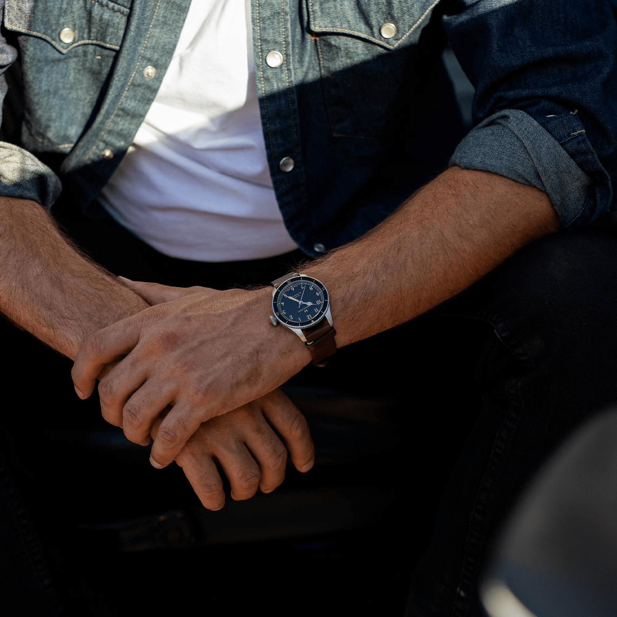 Hamilton Khaki Aviation Pilot Pioneer 38mm Automatic Men's Watch H76205530