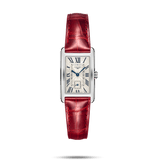 Longines DolceVita 23.3mm Rectangular Red Strap Women's Watch L55124715