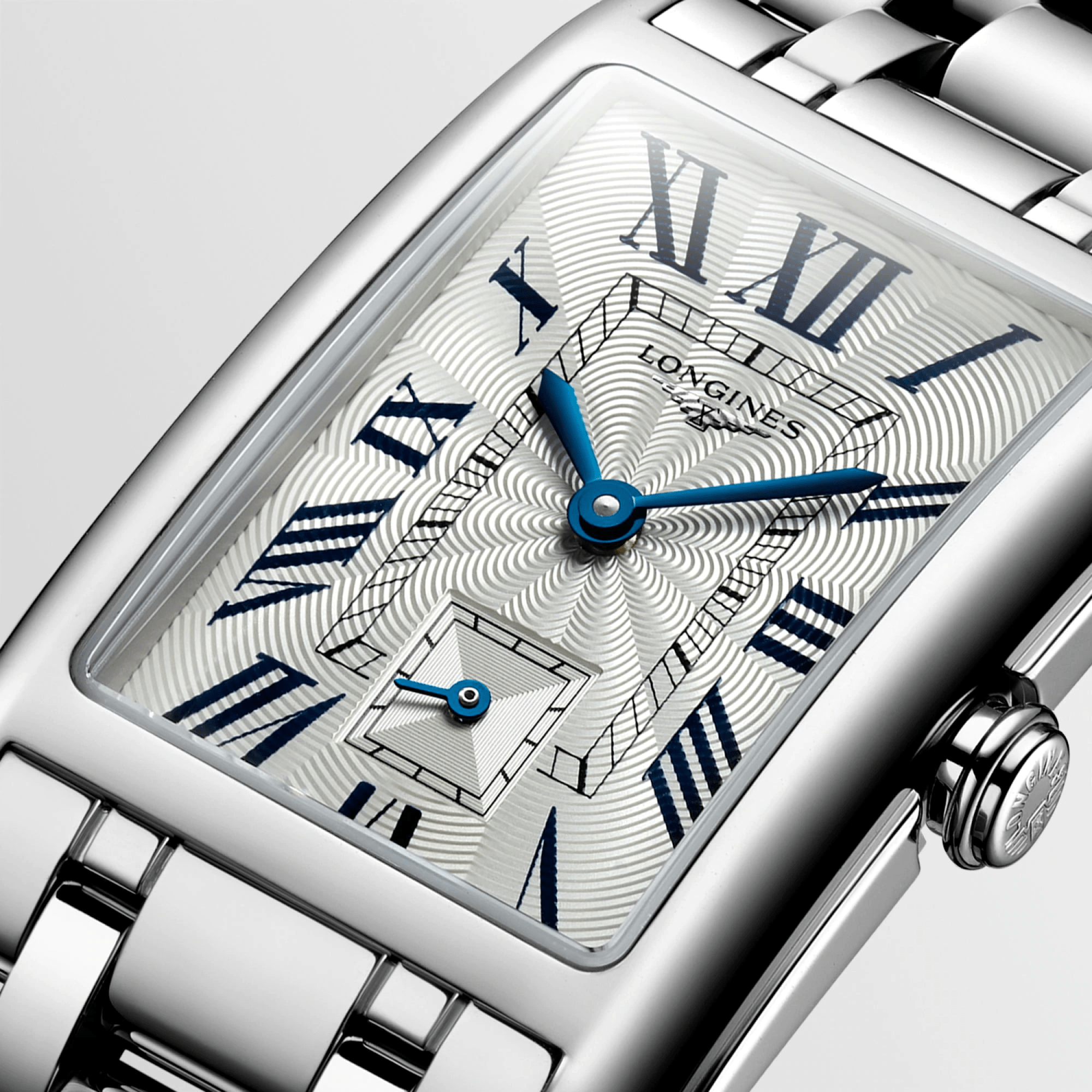 Longines DolceVita 23.3mm Rectangular Steel Women's Watch L55124716