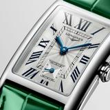 Longines DolceVita 23.3mm Rectangular Green Strap Women's Watch L5512471A