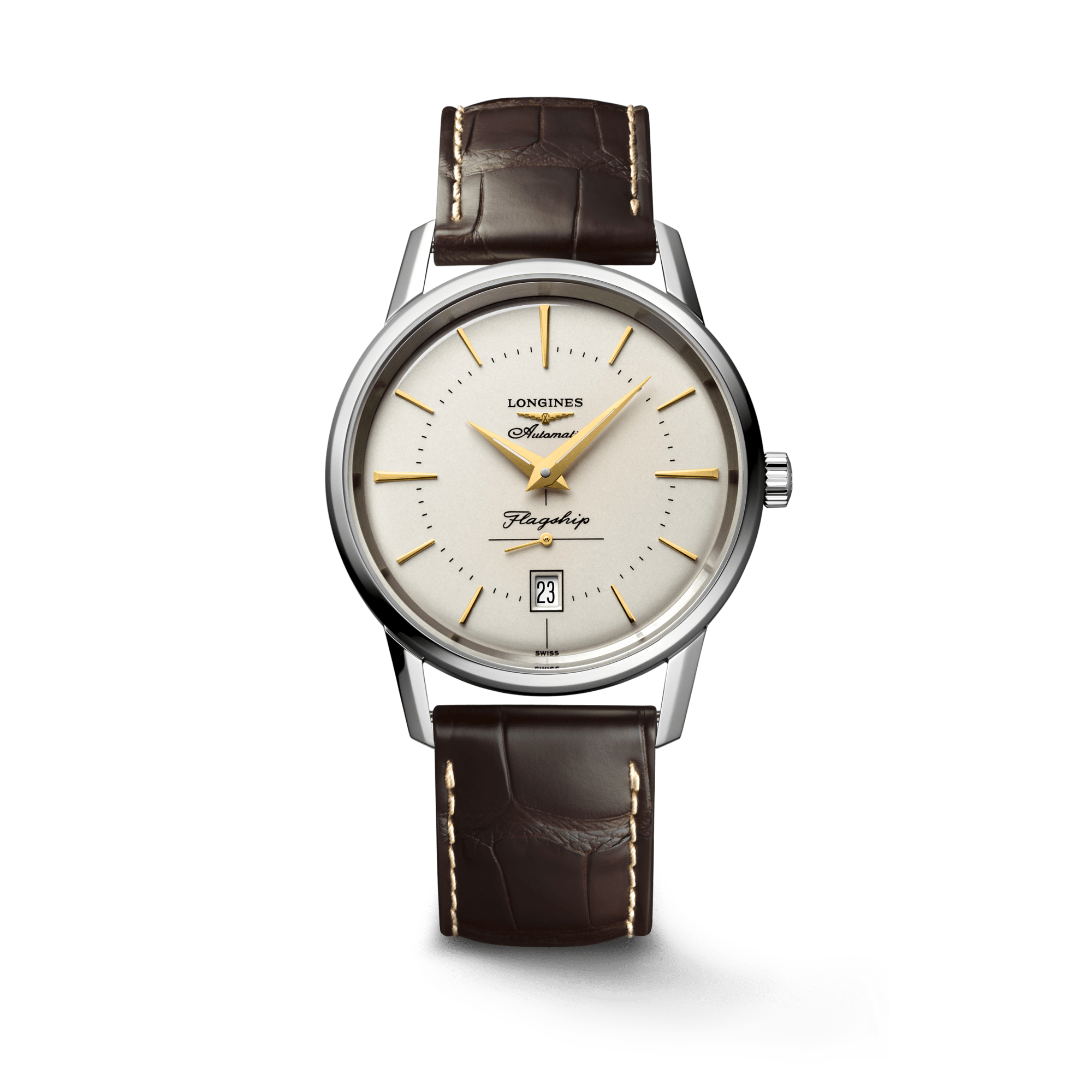 Longines Flagship Heritage 38.5mm Silver Dial Men's Watch L47954782