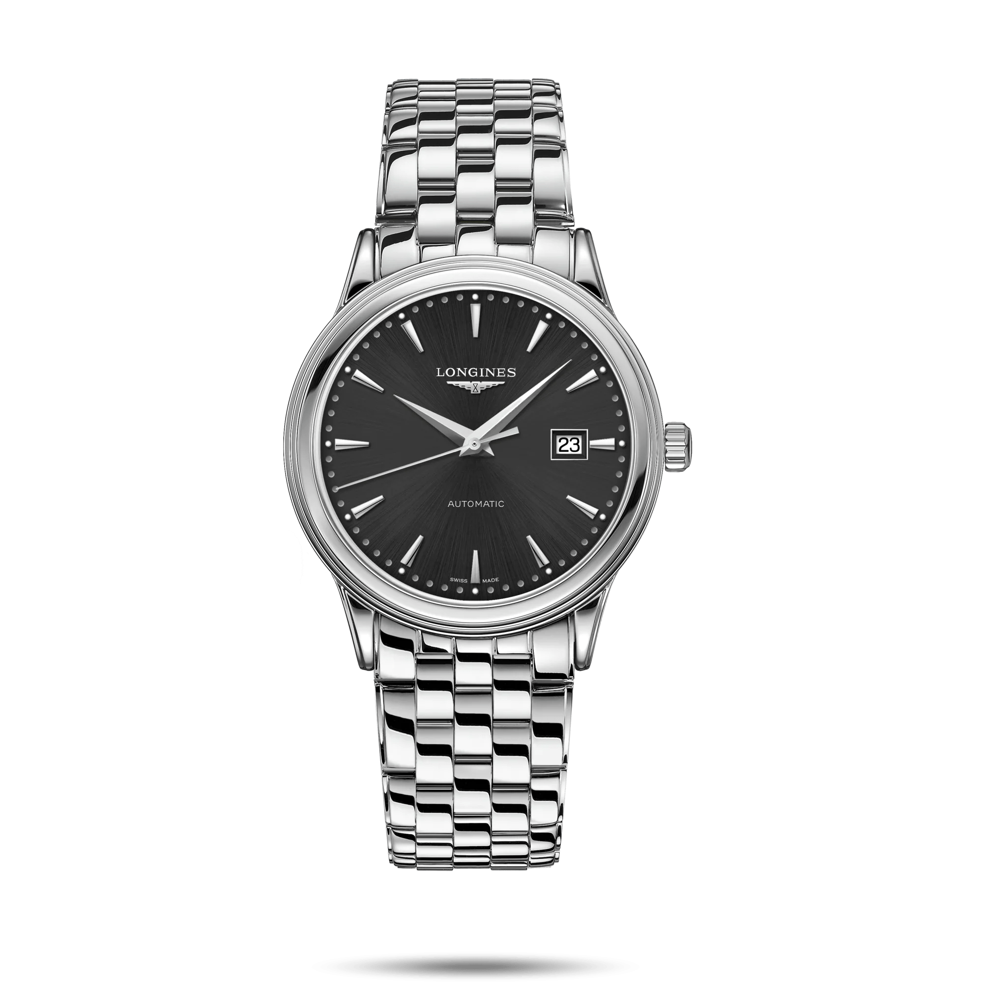 Longines Flagship 40mm Black Dial Steel Men's Watch L49844596