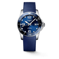 Longines HydroConquest 41mm Blue Rubber Strap Men's Watch L37814969