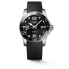 Longines HydroConquest 41mm Black Dial Rubber Strap Men's Watch L37814569
