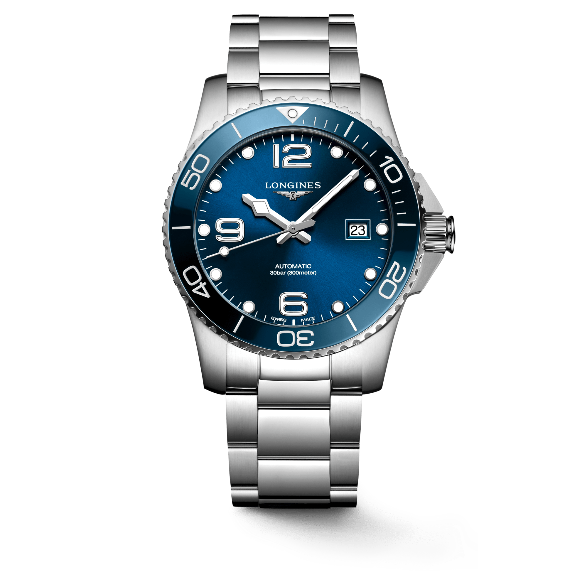 Longines HydroConquest 41mm Blue Dial Stainless Steel Men's Watch L37814966