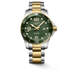 Longines HydroConquest 43mm Green-Gold Steel Men's Watch L37823067