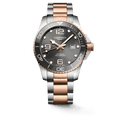 Longines HydroConquest 43mm Rose Gold-Grey Steel Men's Watch L37823787