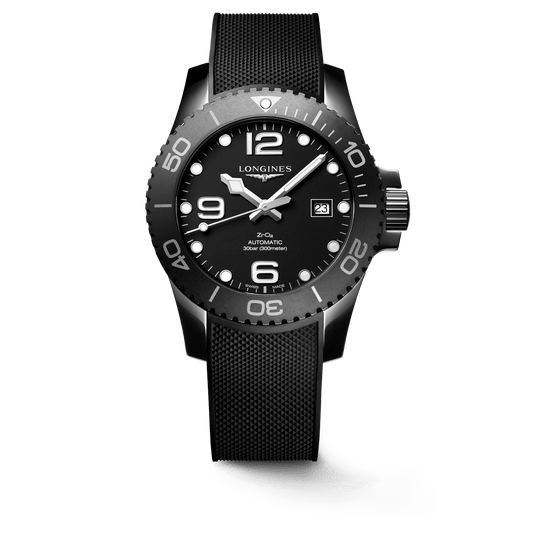 Longines HydroConquest 43mm Black Ceramic Men's Watch L37844569