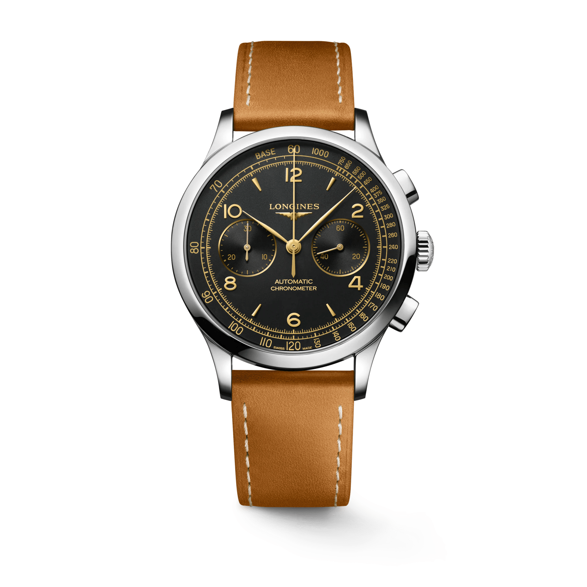 Longines Record Heritage 40mm Tachometer Chronograph Men s Watch L2921 longines-record-heritage-40mm-tachometer-chronograph-men-s-watch-l2921
